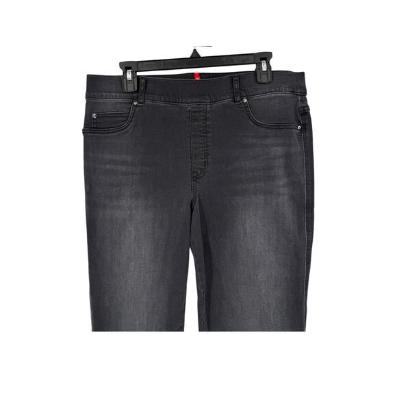 Spanx 20355R Ankle Straight Leg Denim Jeans faded black size X-Large XL - Picture 3 of 7